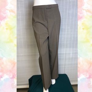 Dark Tan Bootcut Button Front Pants 12P East 5th